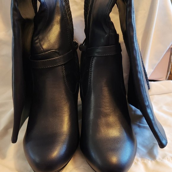 Women's, Knee High Boots, Navy, Size 9W, Style# W24513-0, NWOT, Sole Lift AS - Picture 1 of 16
